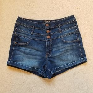 Refuge High-Waisted Jean Shorts